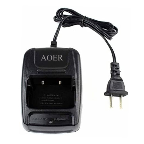 AOER Radio Walkie-Talkie Desktop Battery Charger Base for BF-888S BF-777S BF-666S Two Way Radio