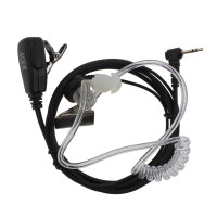 AOER Advanced Nipple Covert Acoustic Tube Bodyguard FBI Earpiece Headset for  Walkie Talkie  1Pin