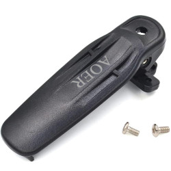 AOER KBH-11 Style Replacement Belt Clip for Compatible Portable Two-Way Radios