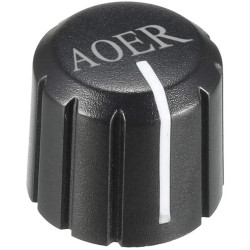 AOER 15x13.5mm Plastic Rotary Knob for 4x6mm D-Type Shaft, Black/White Indicator Line 2Pack AOER 15x13.5mm Plastic Rotary Knob for 4x6mm D-Type Shaft, Black/White Indicator Line 2Pack